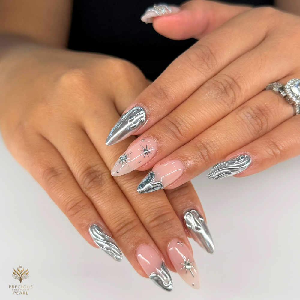 Stunning nail art designs are created daily at our nail salon Redondo Beach.